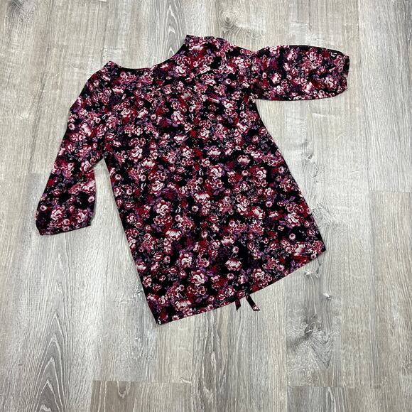 Isabel Maternity Floral Print Button Chiffon Woven Lined Blouse - XS - NWT - Picture 8 of 8